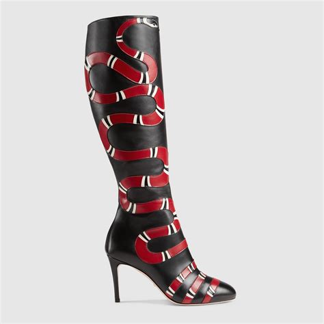 bottom of gucci snake boots|gucci boots snake bottom.